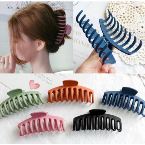 Hair Clips Tough Plastic Large Size Hairpins Girls Clamps Hair Rope Hair Bands Headwear Hair Accessories Women Gift