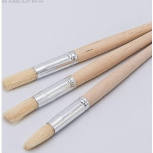 1pc Bean Grinder Cleaning Brush Bristle Brush Coffee Machine Cleaning Brush Wooden Brush Cleaning Brush Kitchen Tools