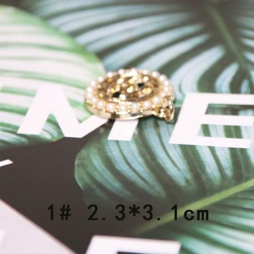 10Pcs 20mm Pendant Vrouwelijke Vintage Strass Metalen Gouden Knop Voor Kleding Kleding Decoratieve Rok Naaien DIY Accessoires