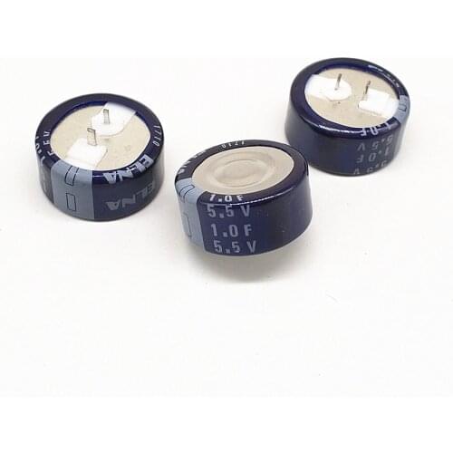 2pcs Original 5.5V1F DH-5R5D105T energy storage capacitor Type C cut foot high temperature resistance 85 degrees