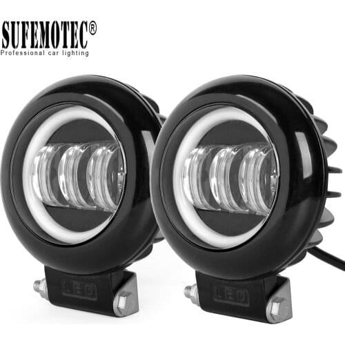 5 Inch Round Led Work Light DRL Driving Flood Beam Fog Lamp For Offroad Car Truck SUV ATV LED Headlights Daytime Running Lights