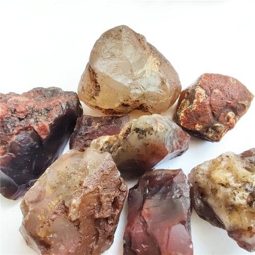 500g Natural Onyx Stone Rough Carnelian Raw Stone Crystal Red Agate Healing Mineral Specimens