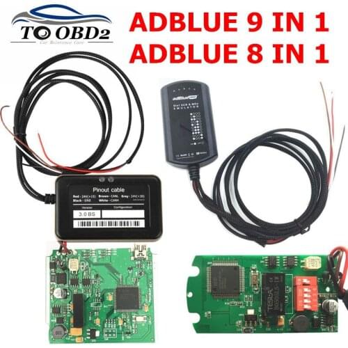 Adblue 8 in 1 update to Adblue 9 in 1 Universal 8in1 AdBlue Emulation Box for multi-brands trucks NOT NEED ANY SOFTWARE