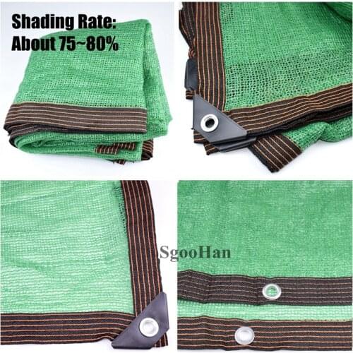 Anti-UV HDPE Green Sun Shading Net Outdoor Sunshade Net Garden Shelter Canopy Succulent Plant Gazebo Balcony Shade Netting Cloth