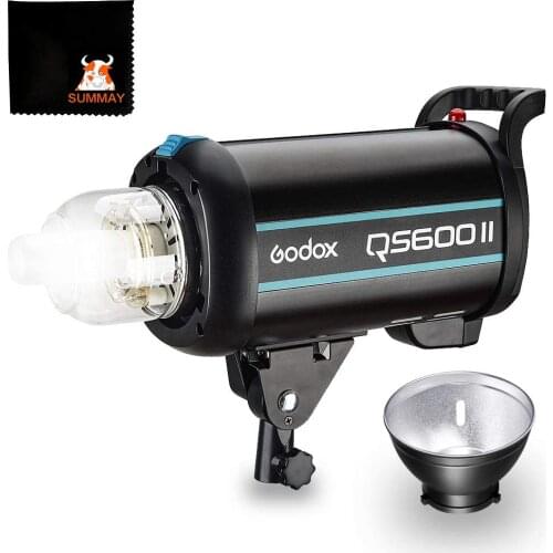 GODOX QS600II Studio Strobe Flash Light 600Ws Professional Photography Studio Light Monolight 150W Modeling Lamp