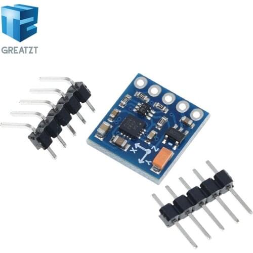 GREATZT 1PCS GY-271 Electronic Compass Compass Module HMC5883L Triple Axis Compass Three-axis Magnetic Field Sensor