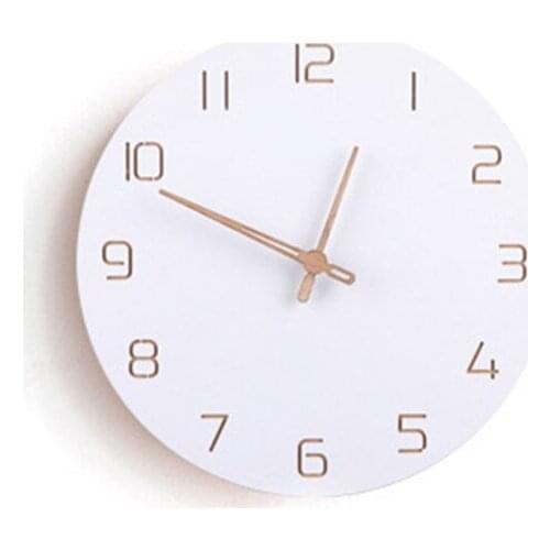 Quality Nordic 3D Wooden Large Wall Clock Modern Design Home Decor Bedroom Silent Oclock Nixie Watch Wall Kids Clock for Childre
