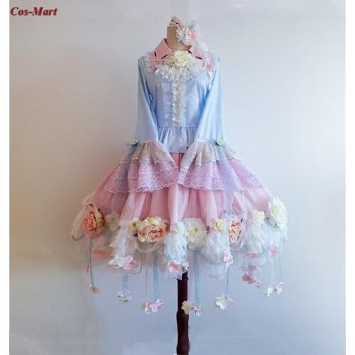 Hot Game Touhou Project Komeiji Satori Cosplay Costume Cute Gorgeous Formal Dress Activity Party Role Play Clothing Custom-Make