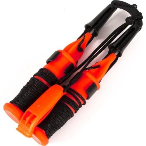 Lightweight Ice Axe With Whistle Climbing Ice Hammer Self Arrest Hiking Glacier Snowy Hatchet Axe Hand Tools Winter Sport