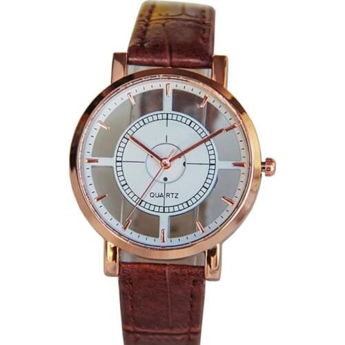 New Style Women Neutral Personality Simple Analog Wrist Delicate Unique Hollow Watch#914