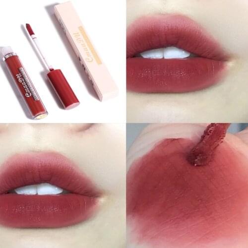 10 Color Long Lasting Matte Lip Gloss Waterproof Natural Moisturizing Red Makeup Lip Gloss Korea Liquid Cosmetics Lips Make up
