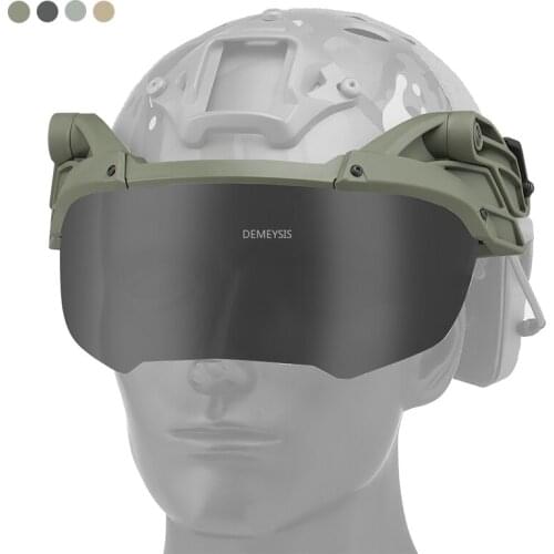 Tactical Helmet Flip Goggles Windproof Hunting Shooting Sports Protection Eyewear Military Airsoft Paintball Flip Up Glasses