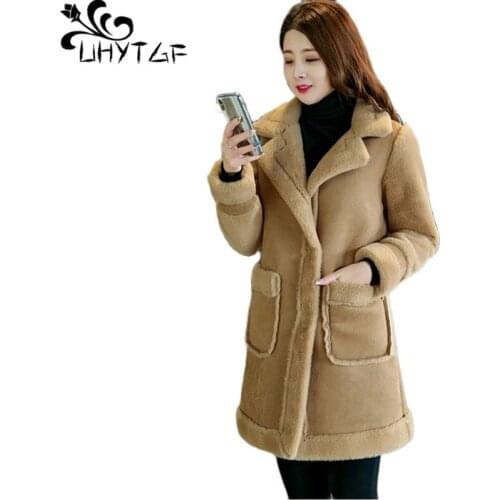 UHYTGF Women's Suede Jackets