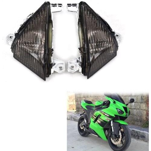 Motorcycle Turn Signal Indicators for KAWASAKI ZX10R ZX6R Z1000 ZX14R ZZR1400 ZG1400 GTR1400 ER6N Ninja 650R Z750 Z750R