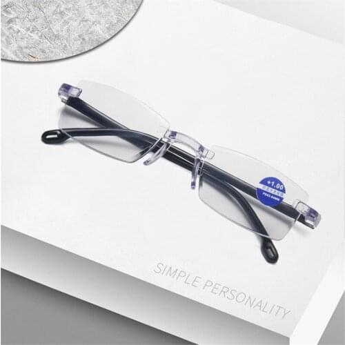 Ultralight Reading Glasses Trimming Anti Blue Light Blocking Plastic Frame Men Women Presbyopia Unisex Eyeglasses