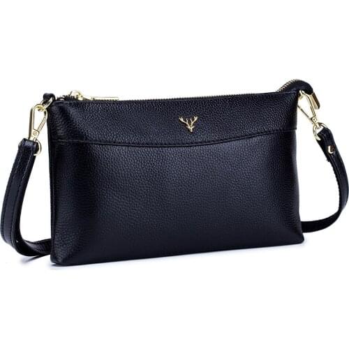 High Quality Women Handbag Luxury Messenger Bag Soft Genuine Leather Shoulder Bag Fashion Ladies Crossbody Bags Female Bolsas