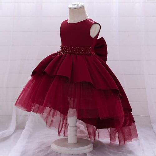 2021 new trailing mesh skirt girls dress Princess Dress performance dress high quality elegant trailing dress 012345 girls dress