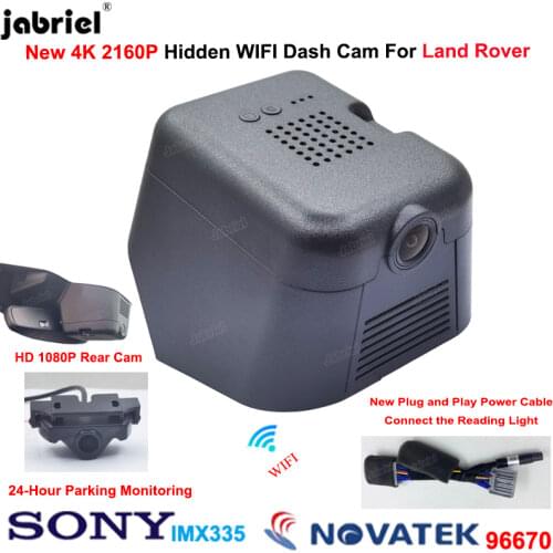 4K Dash Cam Car DVR Camera 2160P Hidden Wifi Video Recorder Dashcam Auto DVR For Land Rover Range Rover Evoque 2020 2021 2022