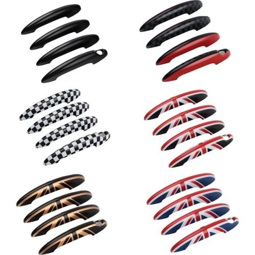 Door Handle Covers For MINI R60 Countryman Cooper S R61 2011-2016 Door Protective Case Car Styling Accessories Parts PC Plastic