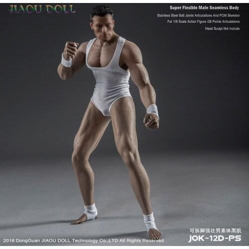 JIAOU 1/6 Scale Male Seamless robust Body with Metal Skeleton (head sculpt not include)