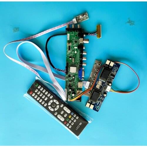 Kit for HSD190MEN3-A00/A01/C00/A03/A02 1280x1024 AV TV USB DVB-C DVB-T Panel HDMI VGA LCD 4 CCFL Controller Board 30pin Digital