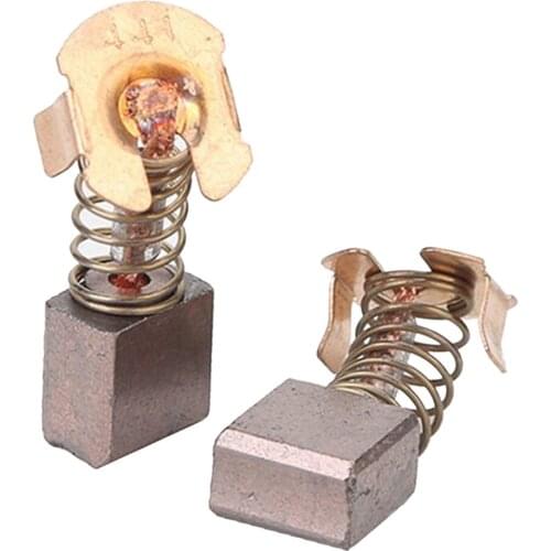 2 Pcs Carbon Brush Set Copper Charcoal Carbon Brushes For DGA402RME / BGA402RFE / DGA402Z / GA402D