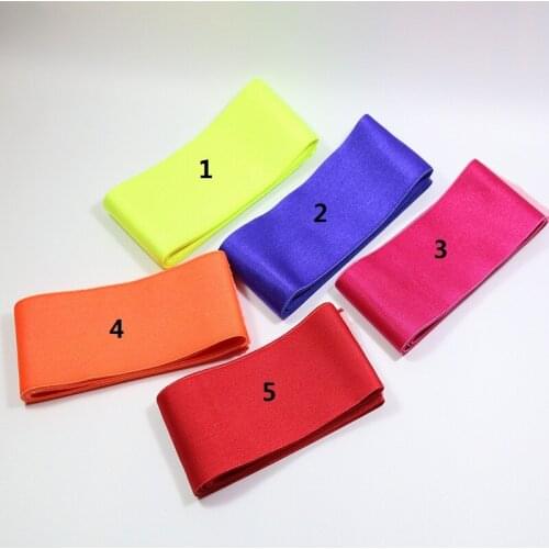 Nylon elastic bands smooth face silk bright 6cm width 4meters/lot stretchy waistbands for diy clothes underwear belt