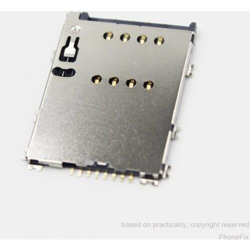 Original new Sim reader sim card reader holder for Samsung P7500 W899 W999 S5750 S5250 P6800 I8530 slot connector module