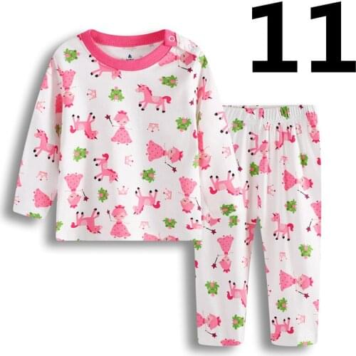 Princess Frog Baby Girl Sleepwear Suits Infant Pajamas Pink 100% Cotton Newborn Sleep Sets Children Clothes At Home 3-24Month