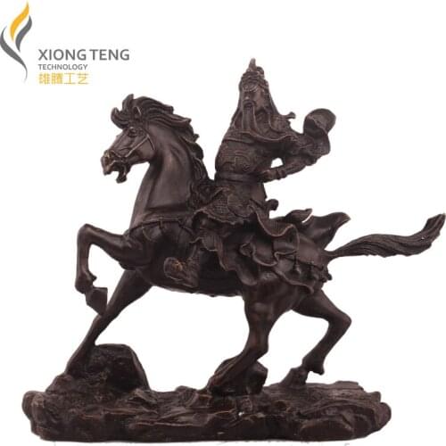 Sales Genuine Pure New arrival copper guan gong decoration guan gong buddha bronze sculpture, gift