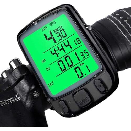 Bicycle Speedometer Waterproof Bike Computer Wired MTB Cycling Odometer Stopwatch LED Digital Rate Outdoor Fitness Accessories