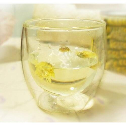 1Pc Double Wall Glass Cup Transparent Tea Coffee Mug Ice Beer Cup Heat Resistant Insulated Glass Cup Creative Mug For Milk Juice