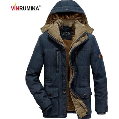 Мужские теплые куртки VINRUMIKA China At AliExpress