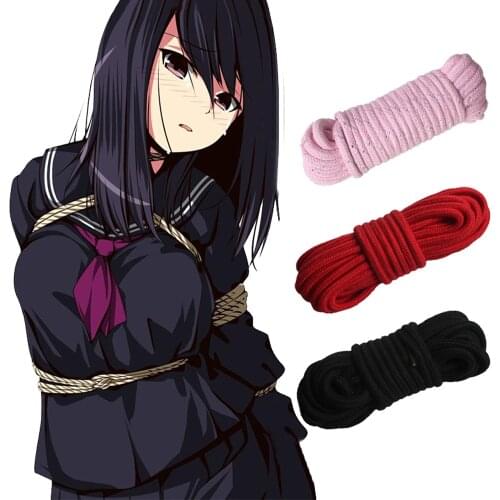 10M Thicken Sex Bondage Restraint Cotton Rope Slave Roleplay Toys For Couples Adult Games Shibari Hogtie Fetish Harnes Bdsm