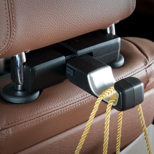 3w Multi functional car hook car seat interior creative store hook chair back seat for car