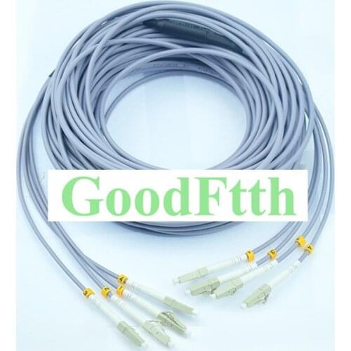 4 Core Fiber Armoured armored Patch Cord LC-LC Multimode 50/125 OM2 GoodFtth 10-50m