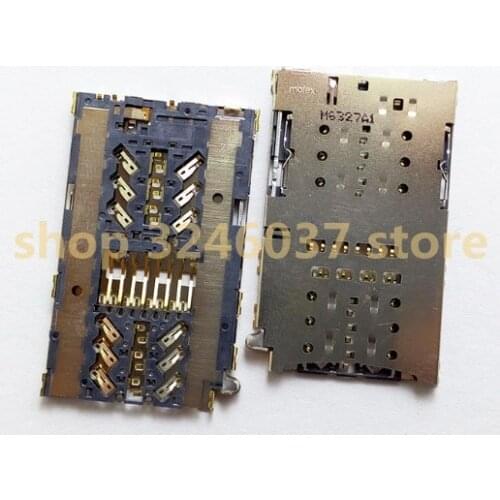 5pcs/lot new for Samsung S8 G950 G9500 G950F S8+ S8 plus G955F G9550 SIM card reader connector socket slot module