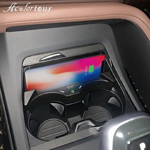 15W Car Wireless Charger Phone Charge Plate Mobile Holder for BMW X1 F48 F49 X2 F39 Cableless Fast Charging Pad Accessories