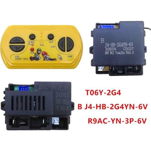 Childrens electric car R9AC-YN-3P-6V receiver B J4-HB-2G4YN-6V controller T06Y-2G4 remote control accessories