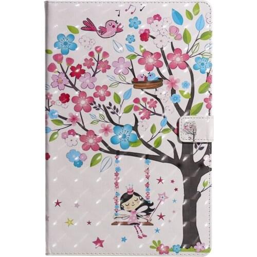 For Lenovo Tab M10 FHD Plus Case TB-X606F X606X 2020 10.3" Cover Funda Tablet Fashion Girl Flip Stand Shell Capa Coque +Stylus