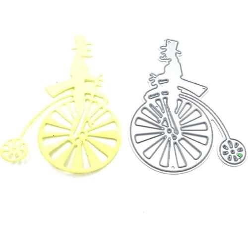 Julyarts Bike Human Stencil Scrapbooking Die Cut For DIY Scrapbooking Photo Album Embossing Paper Card