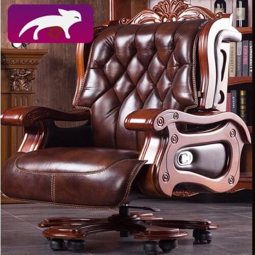 HRZ boss chair, leather black swivel, massage chair, CEO executive chair