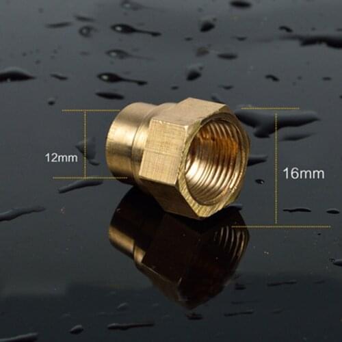 1/4" BSP Female Turn 3/8" BSP Female Reducer Brass Pipe Fitting Connector Coupling Adapter