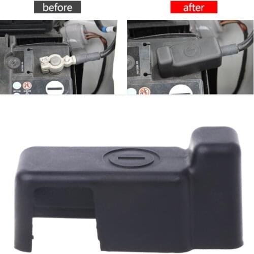 New 1 Pc ABS Negative Power Batteries Cover Battery Protective Covers for Volkswagen VW Polo Jetta for Skoda Fabia Rapid