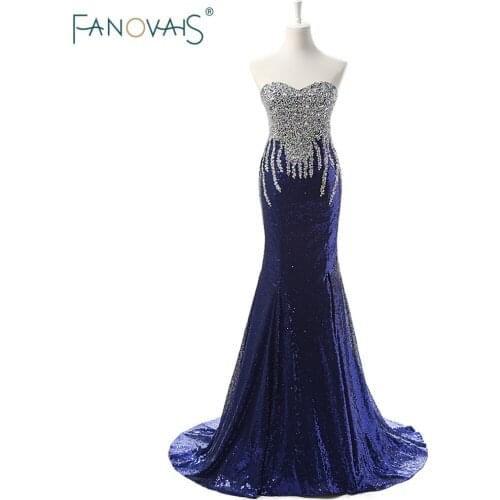 New Real Photo Evening Dresses For Party Long Formal Gown Banquet Toast Ladys Evening Dress Re vestidos para festa 2019 ASAE34