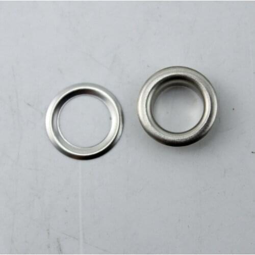 300set 6MM COPPER Antique Silver eyelets buttons clothes accessory handbag findings