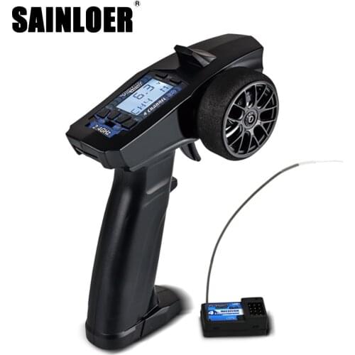 TURBO 2.4GHz 91803G 91803G-C 4CH Radio system Transmitter Controller remote control w/ Receiver for RC Car Boat PK FS-GT3B