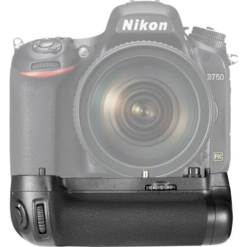 MEIKE MK-D750 Battery Grip Pack Replacement MB-D16 as EN-EL15 Battery for Nikon D750 DSLR Camera