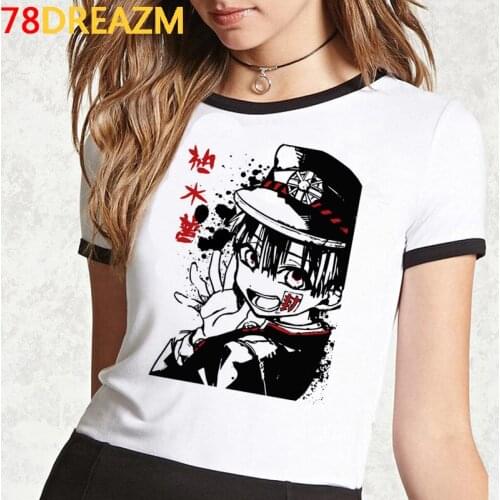 Toilet Bound Hanako Kun summer top top tees women tumblr 2021 print top tees tumblr