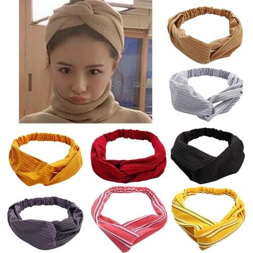 Womens Headbands Fashion Headwrap Hairband Twist Knot Soild Hair Band Hair Accessories Headwear Hair Holder Hair Tie